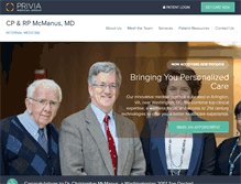 Tablet Screenshot of cprpmcmanusmd.com